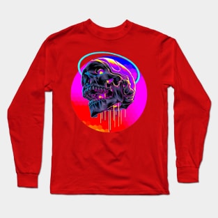 Colorful Skull Long Sleeve T-Shirt